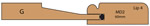 Allstyle Cabinet Doors: Cutaway of Pimlico Kitchen Cabinet Door